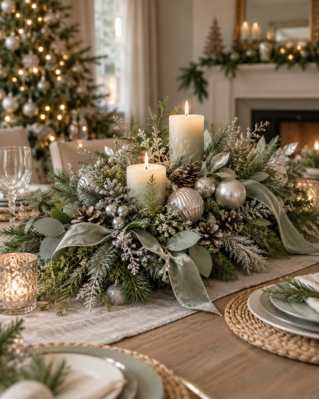 Christmas Table center pieces